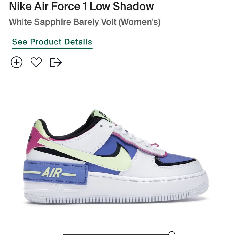 Nike Air Force shadow